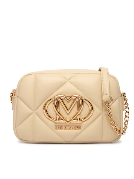 LOVE MOSCHINO Ročna torba bež