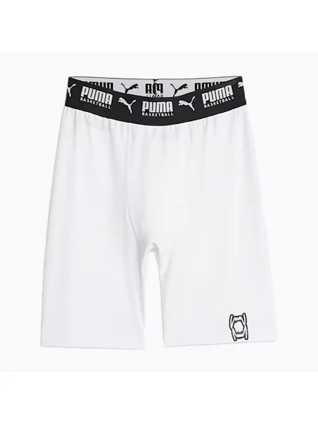 Basketbalové šortky PUMA Hoops Team Baselayer puma white bílé