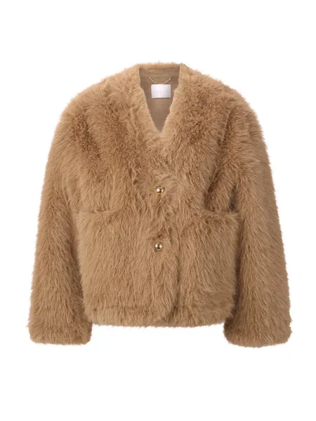 Rich & Royal Geacă de primăvară-toamnă / maro bej