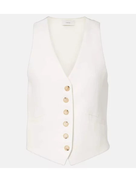 Vestă Vince alb