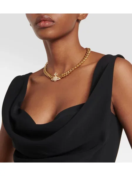 Colier Vivienne Westwood alb