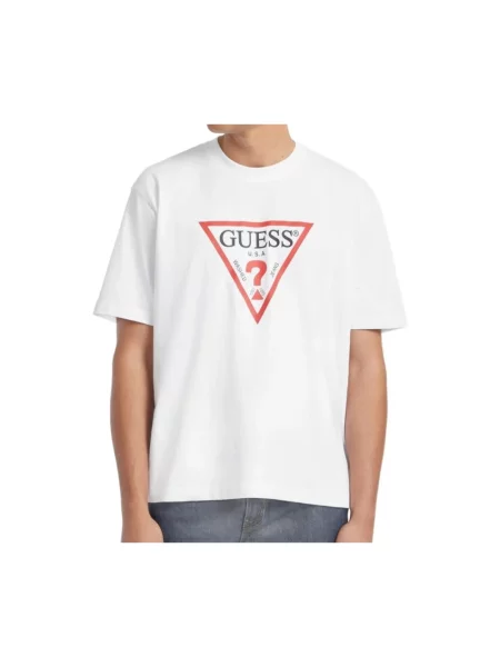 Guess Jeans T-Shirt Oversize biały