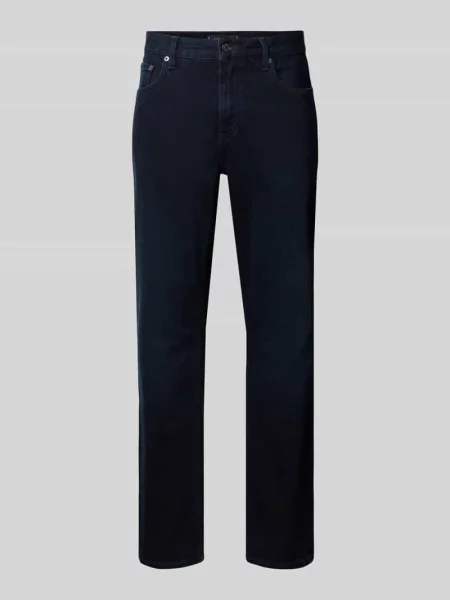 Jeansy o kroju straight fit z mieszanki bawełny model ‘MERCER’ Tommy Hilfiger niebieski
