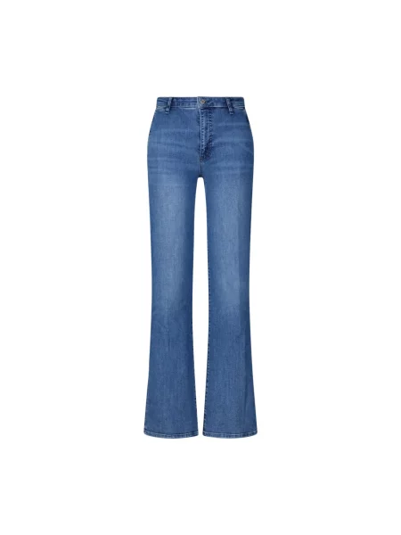 Jeansy straight leg Frame niebieskie