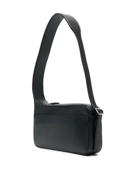 Geantă de mână Courreges din piele negru