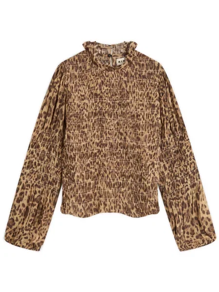 Top Rixo w panterkę brązowy