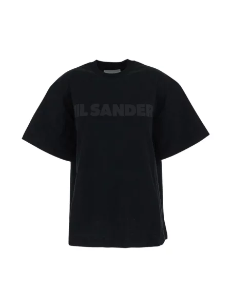 Koszulka Jil Sander z krótkim rękawem czarna