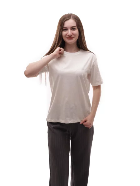 Футболка LUMO віскоза/поліестер білий