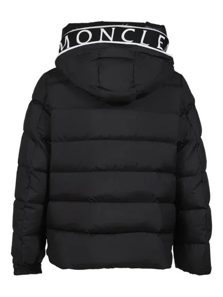 Яке Moncler с качулка черно