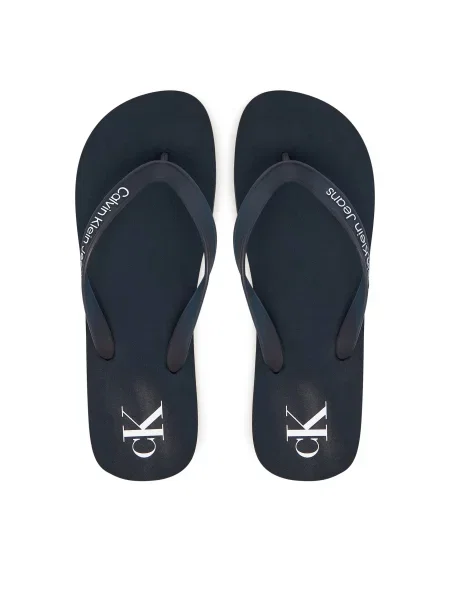 Japonke Calvin Klein Jeans Beach Sandal Transparent Tpu Mornarsko modra bela