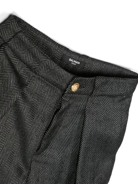 Spodnie dziecięce Balmain czarne