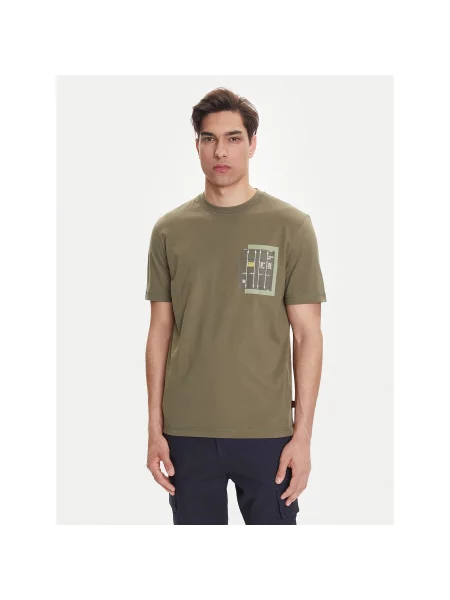 BOSS Majica Te_Container Regular Fit zelena