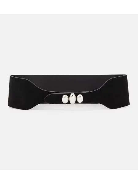 Curea Isabel Marant din piele negru
