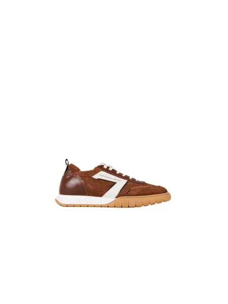 Sneakersy Alexander Smith skórzane brązowe
