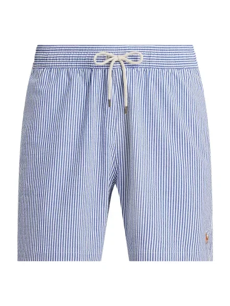 Polo Ralph Lauren Kratke kopalne hlače TRAVELER kraljevo modra / umbra bela