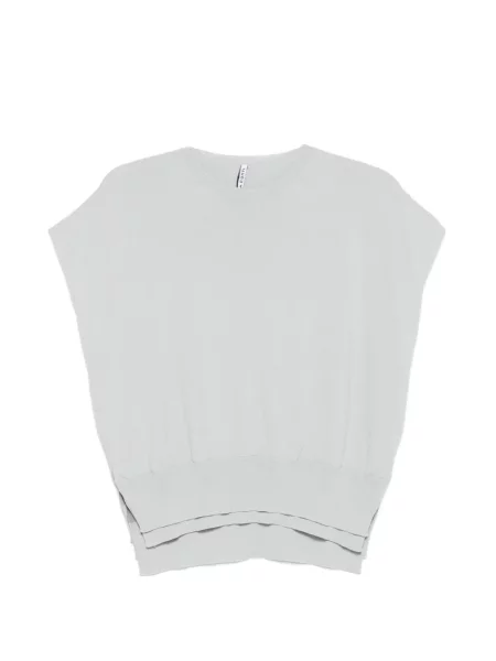 Top Liviana Conti fără mâneci gri