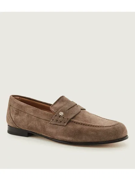 BOSS BLACK Pantofi loafer Jadey_Mocc_SDBB | piele întoarsă negru
