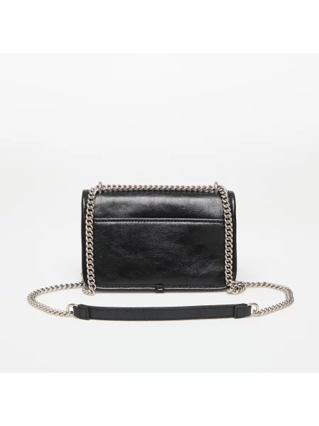 Calvin Klein Jeans Chain Mini Ew Flap Bag Black Universal czarne