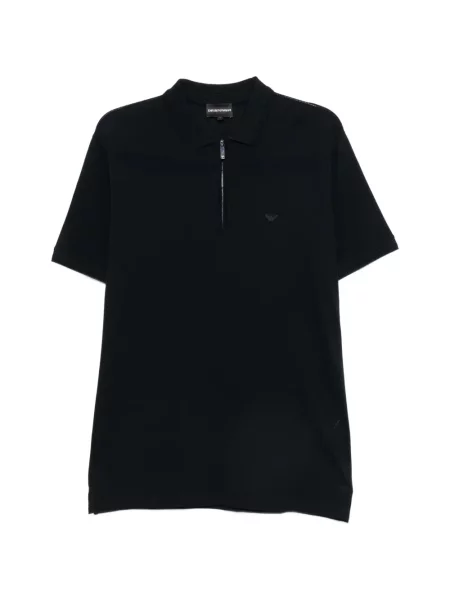 Hímzett pólóing Emporio Armani kék