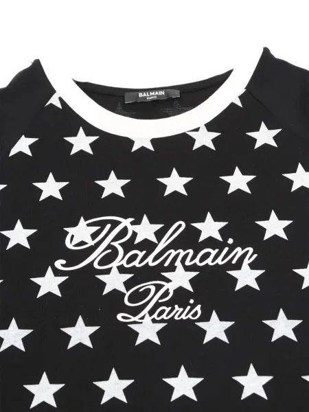 Top dziecięcy Balmain czarny