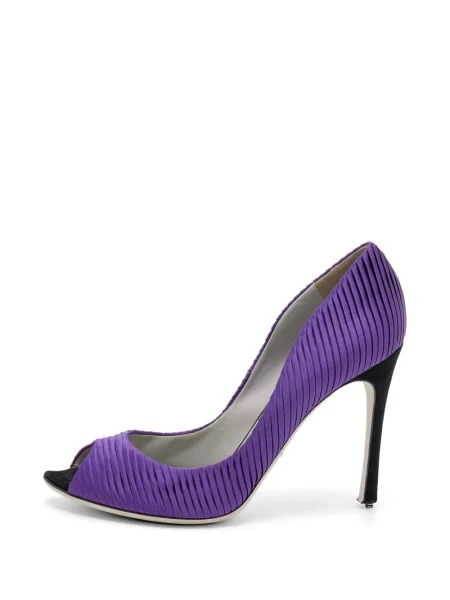 Pantofi cu toc Sergio Rossi violet