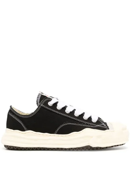 Sneakerși Maison Mihara Yasuhiro cu șireturi din dantelă negru