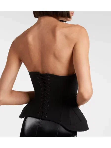 Top Mugler negru