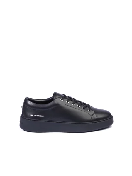 Sneakersy Karl Lagerfeld skórzane czarne
