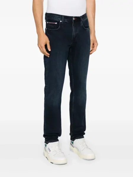 Tiesūs džinsai Tommy Hilfiger Denton mėlyna