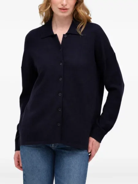 Gulerat cardigan Chinti & Parker albastru