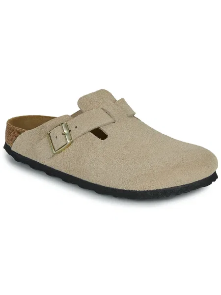 Sneakers Birkenstock Boston BS Suede Leather Sandcastle EUR 36 fekete