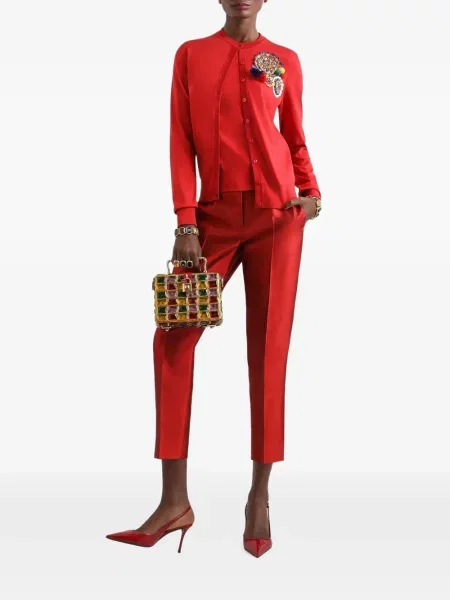 Pantaloni Dolce & Gabbana roșu