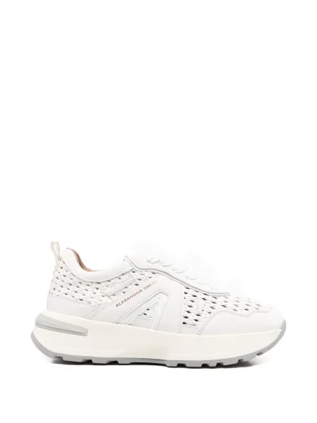 Sneakerși Alexander Smith din piele alb