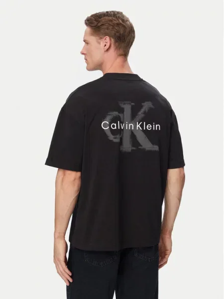 Calvin Klein Jeans T-Shirt Oversize czarny