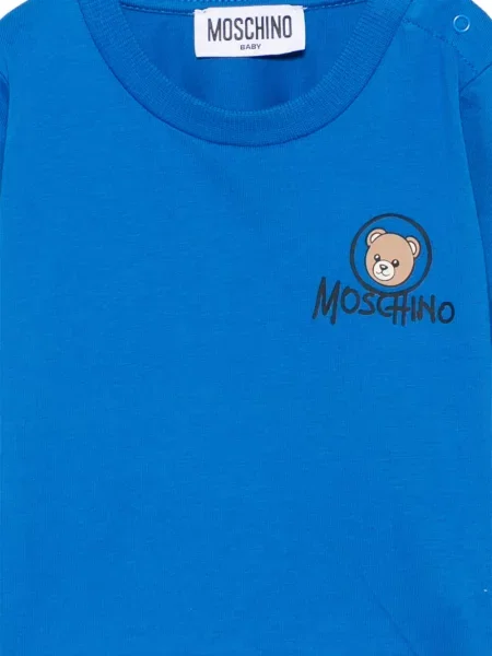 Koszulka dziecięca Moschino niebieska