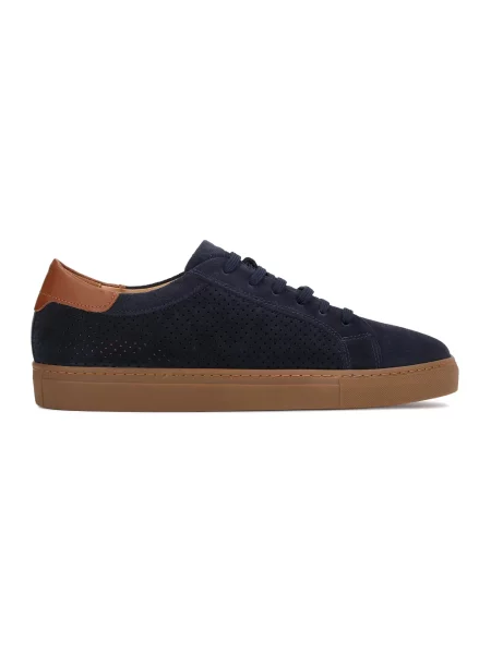 Sneakersy Kazar zamszowe niebieskie