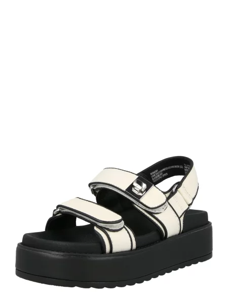 Steve Madden sandale cu platformă pentru femei Bigmona alb