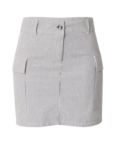 Gina Tricot Ceruzaszoknya Sötétkék fehér