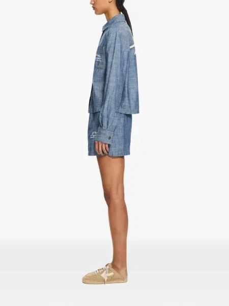 Džínsové šortky Off-white biela