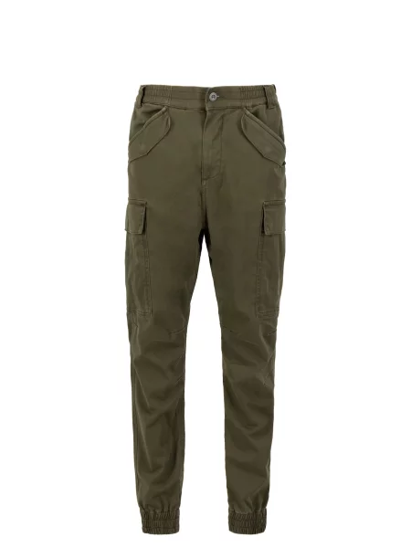 Hlače Alpha Industries Spodnie Alpha Industries Alman Pant za muškarce cargo kroj zelena