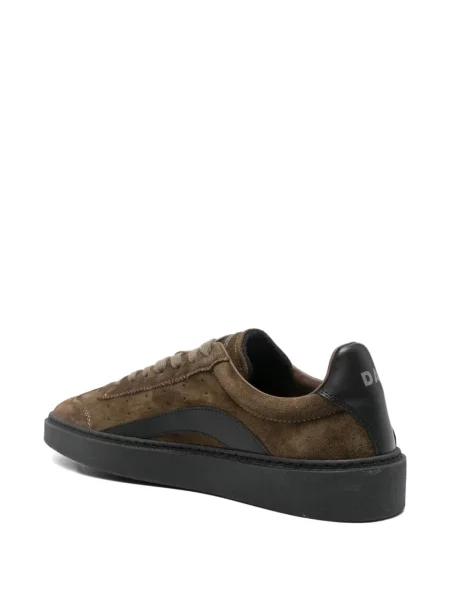 Sneakerși Dsquared2 din piele de căprioară maro