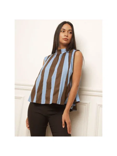 Top La Modeuse maro