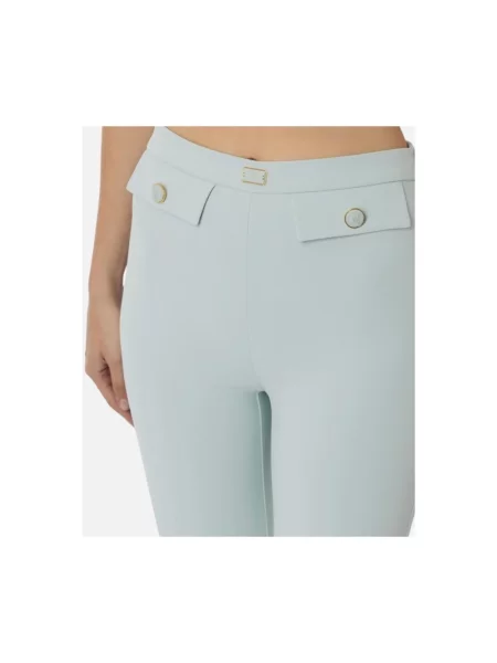 Spodnie Elisabetta Franchi zielone