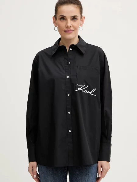 Srajca Karl Lagerfeld črna