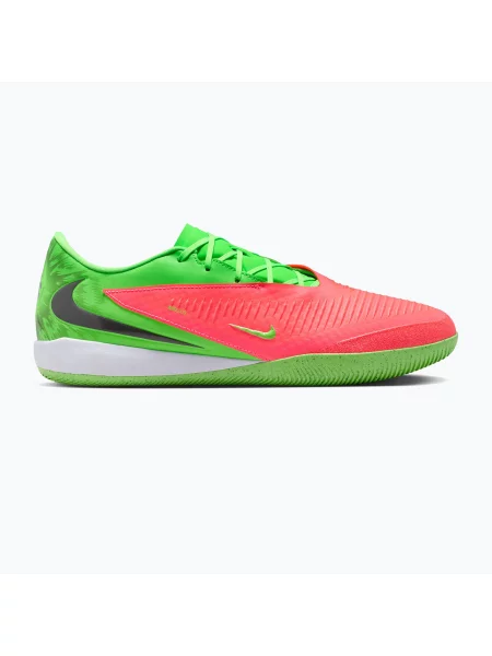 Încălțăminte de fotbal pentru bărbați Nike Phantom 6 Low Academy Erling Haaland IN hot punch/green strike/black negru