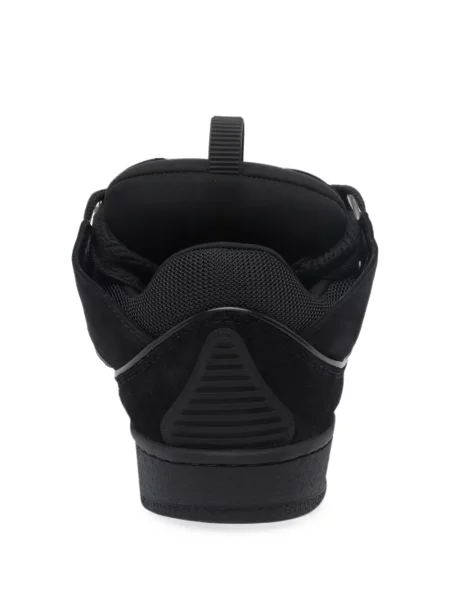 Sneakerși Lanvin din piele de căprioară negru