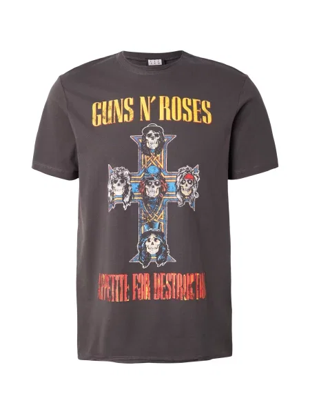 AMPLIFIED Tricou albastru regal / galben / metalic / roșu gri
