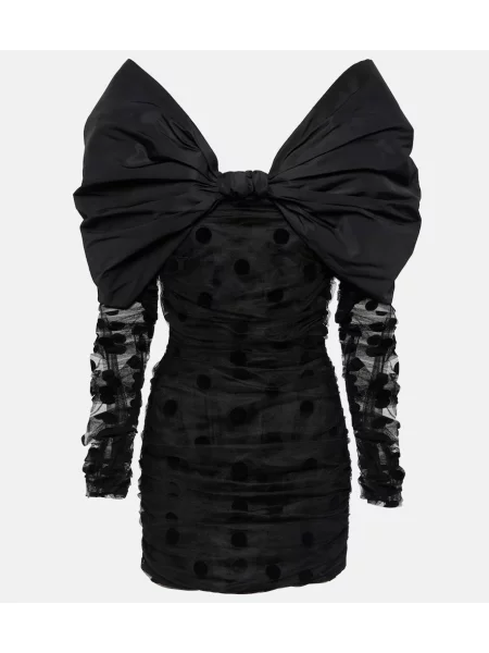 Rochie Nina Ricci cu buline din tul negru