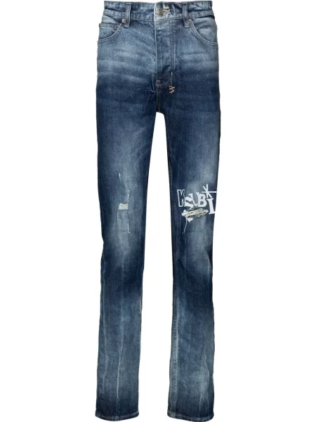 Blugi skinny Ksubi albastru