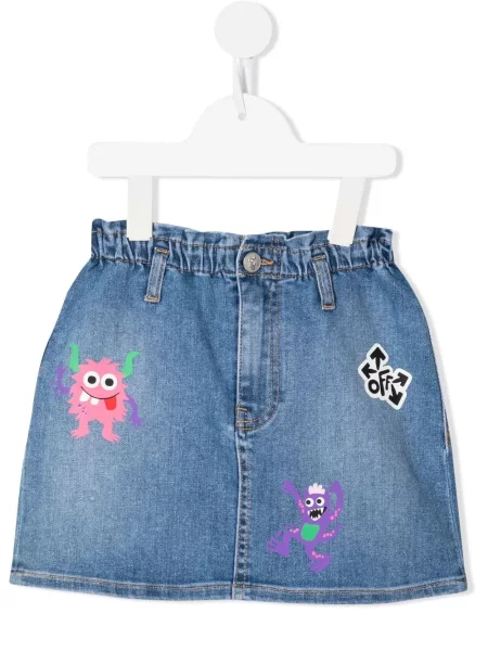 Spódnica jeansowa dziecięca Off-white biała